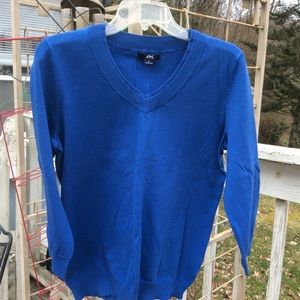 2 AK lightweight 3/4 sleeve sweaters.1blue.1 black